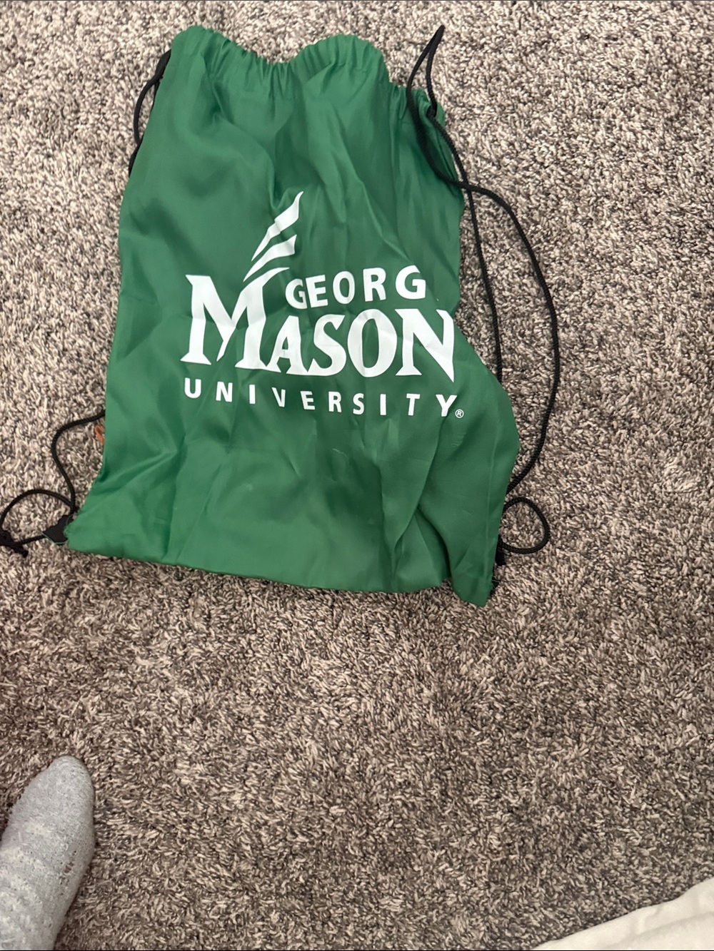 Green Drawstring Backpack